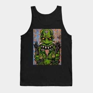 cannibal headhunter in blue Tank Top